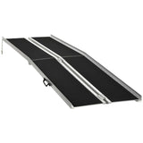 10' Threshold Ramp,Portable Wheelchair Ramp,Carpeted Foldable Handicap Ramp, 06003975