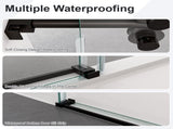 ( Updated to order with the new SKU W2813P389038 ) 56"-60"W x 72"H Frameless Single Sliding Shower W2813P297369