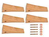 1U3202 Excavator Bucket Teeth with Pins 8E6208 Retainers 8E6209 5 Sets Fit for J200 Series 15152705