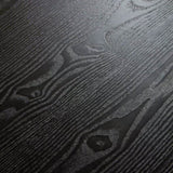 46.45 inch MDF Dining Table for Dining Room Round Dinner Tables Mid-Century Modern Table BLACK W876P263005