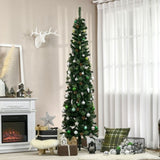 7.5 Foot Pencil Artificial Christmas Tree 03974612