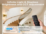 2 Sets LED Bathroom Vanity Lights Bathroom Light Fixtures Over Mirror,3000K Natural Warm Light, W3775P466580