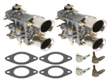 2 Pcs 2-Barrel Carburetor 44 Idf Replace fit for Volkswagen Beetle fit for Jaguar Carb 80388427