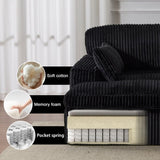 Double Chaise Lounge Chair Indoor,Oversized Upholstered Sleeper Cloud Couch,Deep Seat Luxury Sofa 92839899