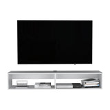 Warrior 59" Floating Tv Stand with Two open shelves, media compartments and cable management B070P224231