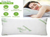2 pack Bamboo Memory Foam Hypoallergenic Bed For Head Neck Rest Sleeping Shredded 88734388