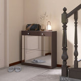 ZUN Mirror Shoe Cabinet with 2 Tier Drawers, Mirror Shoe Rack With 1 Drawer Storage, Mirror Shoe W760P206336