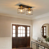 ZUN Kimbler 2-Semi Flush Mount Kitchen Pendent Light[No Bulb][Unable to ship on weekends, please place 96808961