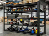 Heavy Duty Garage Shelving Units 72"H59"W24"D, 5-Tier Steel Adjustable Metal Storage Shelves,3000 21899086