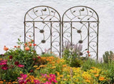 4 Pack Metal Garden Trellis 86.7" x 19.7" Rustproof Trellis for Climbing Plants Outdoor Flower W1586P243845