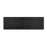 U_STYLE Ash Veneer Modern Style Console Table, Striped Design, Suitable for Entryway, Corridor, N711P230810B