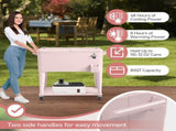 80QT Pink Patio Rolling Cooler 89992775