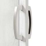 36" W Double Walled Foldable Heavy Duty Accordion Doors, White B031P295173