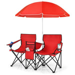 ZUN Outdoor camping chair with umbrella 10965306