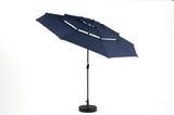 14.8 Ft Double Sided Outdoor Umbrella Rectangular Large with Crank W640P234558