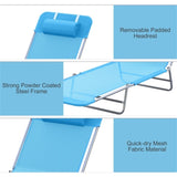 ZUN Folding Lounge Chairs / beach chair （Prohibited by WalMart） 04241368