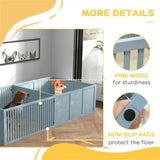 ZUN Dog Whelping Box/Dog house/Pet Playpen 82879694