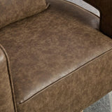 29.1"W Swivel Accent Open Back Barrel Chair Modern Comfy Sofa Chair With Weathered Base For Nursery W1298P241828