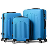 Curved Vertical Stripe 3-in-1 Trolley Case - Royal Blue 53824711