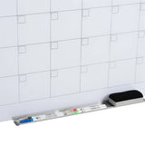 35 "x23" Calendar Planner Dry Wipe Wall Calendar with 4 Marks and 1 Eraser 52956456