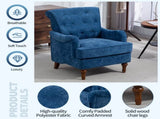 Accent Chair With Comfy Chenille Club Fabric,Comfy Upholstered Living Room Arm Chair,Springs W3042P262910