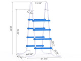 4-Step 52in Iron Pool Ladder 19941323