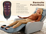 Full Body Massage Mat with Heat, 12 Massage Heads & 9 Vibration Modes, Detachable Shiatsu Neck & 46312789