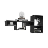 WALLSHE 47" Wide 7-Tier Wall Shelf, Cube Shelf Modular Shelf for Living Room, Home office, Bedroom B070P242497