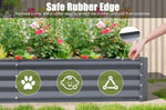 ZUN 6x3x1ft Galvanized Raised Garden Bed, Outdoor Planter Garden Boxes Large Metal Planter Box for W1859P197881