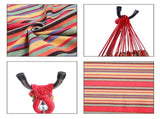 Portable Outdoor Polyester Hammock Set Red 10453484