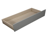 Twin size Platform Bed with Two Drawers, Gray WF194280AAE