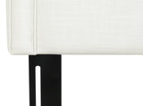 Catherine Upholstered King Headboard, Antique White Woven B2719P238659