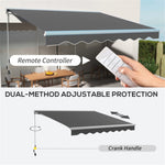 ZUN Electric Awning /Patio Retractable Awning -AS （Prohibited by WalMart） 09778172