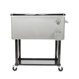 80QT Iron Spray Cooler with Shelf 38799184