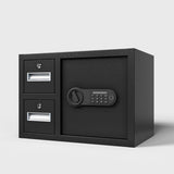 Steel Security Safe and Lock Box with Electronic Keypad - Secure Cash, Jewelry, ID Documents, W396P278366