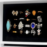 Non Full Mirror Wooden Wall Mounted Mirror Cabinet With Photo Frame, Multi-Layer And Jewelry 72460941