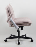 Cross-Legged Friendly Office Chair with Criss Cross Frame, Rolling Casters & Fold-Down Arms, 95051555