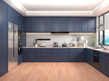 30" Navy Blue Shaker Base Cabinet with Soft-Close Door,Drawer,Space-Saving Solid Wood Unit with T2950P479981