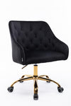 ZUN Swivel Shell Chair for Living Room/Bed Room, Modern Leisure office Chair 07649381