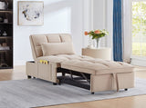 4 in1 Multi-Function Single Sofa Bed with Storage Pockets,Tufted Single Pull-out Sofa Bed with W2186P163737