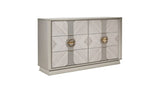 Eternity Traditional Style 6- Drawer Dresser Made with Woodand Gold Accents in Beige B009P291905