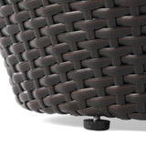 Outdoor Wicker 14.00" Patio Side Table 60746.00MBN