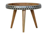 Artisan Furniture Solid Wood Small Dotted End Table B182P280769