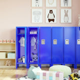1 Door Tall Single Metal Locker-Retro Style Storage Cabinet--Industrial Furniture--For Living 62786310