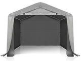 6X6FT Outdoor Storage Shelter Shed GREY 78659309
