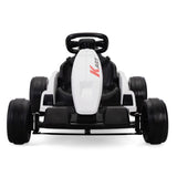Electric GoKart Pro, Kids Racing Car, Outdoor Ride On Toy with MP3 for Kids Aged 4-16, Black and W2181P152214
