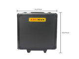 Black Hand Tool Box with 4 Layers of Toolset and Wheels 46037616