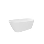 ZUN 67'' Acrylic Freestanding Soaking Bathtub with Integrated Slotted Overflow and Brushed Nickel W2568P166135