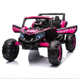 ZUN 12V Ride On Car with Remote Control,UTV ride on for kid,3-Point Safety Harness, Music Player W1396P146845