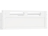 Full Size Floor Platform Bed with Full-length Guardrails, Low Profile Full Bed Frame, No Box Spring W1580P438792